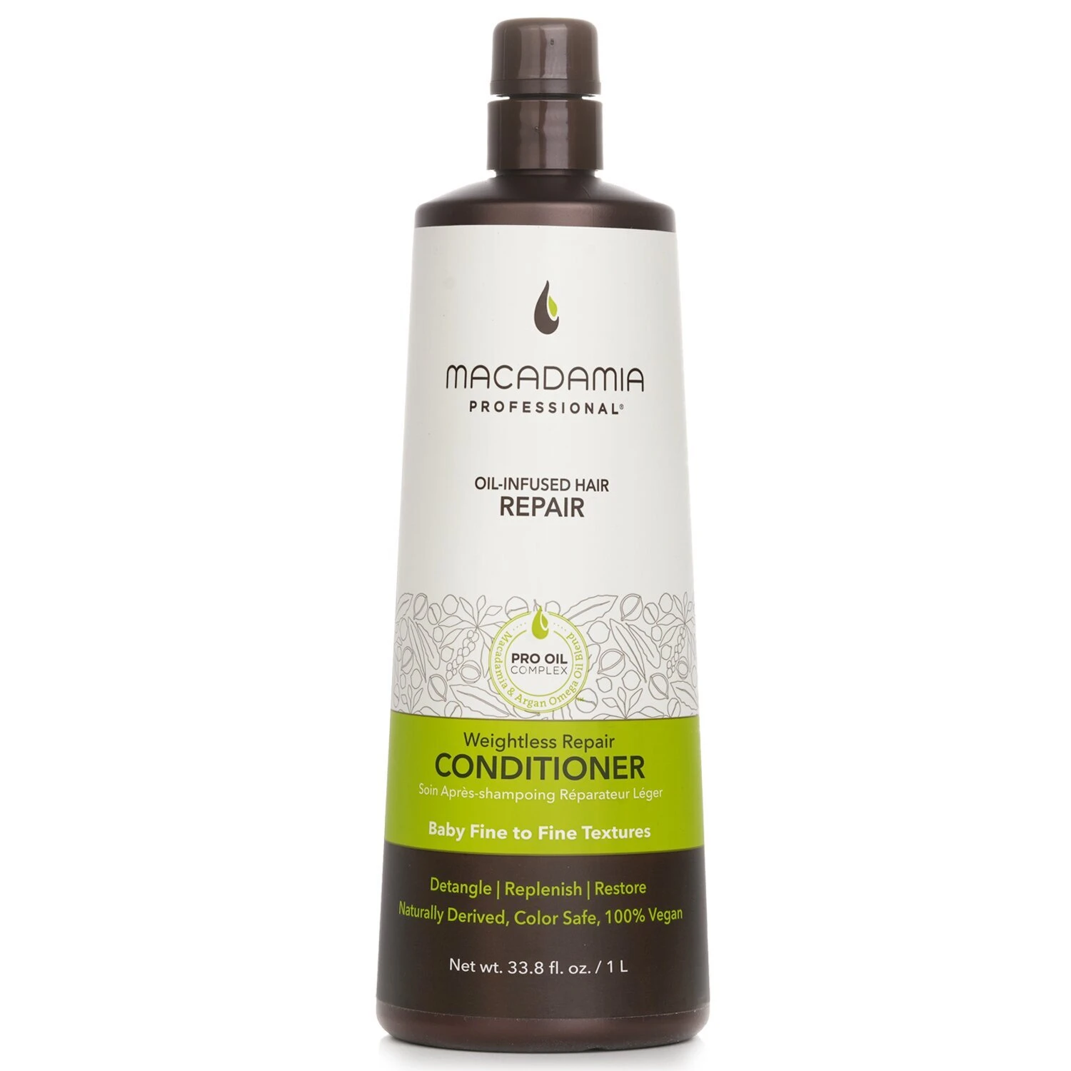 Macadamia Natural Oil Professional Weightless Repair Conditioner (Baby Fine To Fine Textures) 1000ml