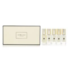 Jo Malone Cologne Collection: Lime Basil & Mandarin, English Pear & Freesia, Wild Bluebell, Peony & Blush Suede, Wood Sage &Sea Salt 5x9ml