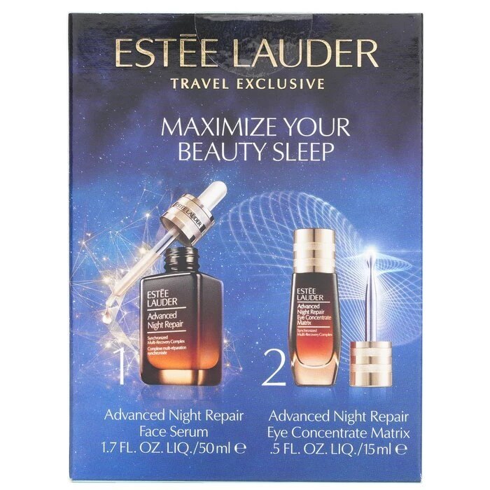 Estee Lauder Advanced Night Repair Set: Synchronized Multi-Recovery Complex 50ml+ Eye Concentrate Matrix 15ml 2pcs - Image 3