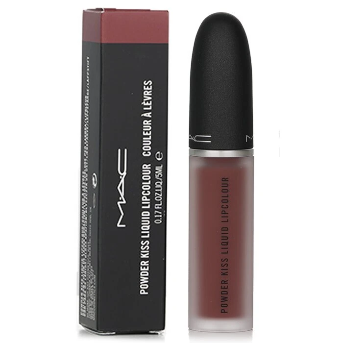 MAC Powder Kiss Liquid Lipcolour - # 997 Over The Taupe 5ml - Image 2