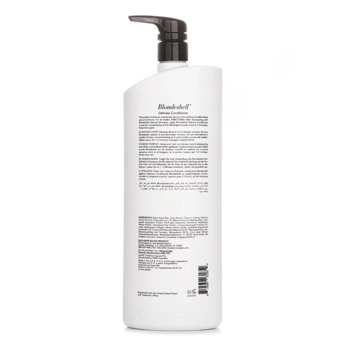 Keratin Complex Blondeshell Debrass Conditioner 1000ml - Image 3