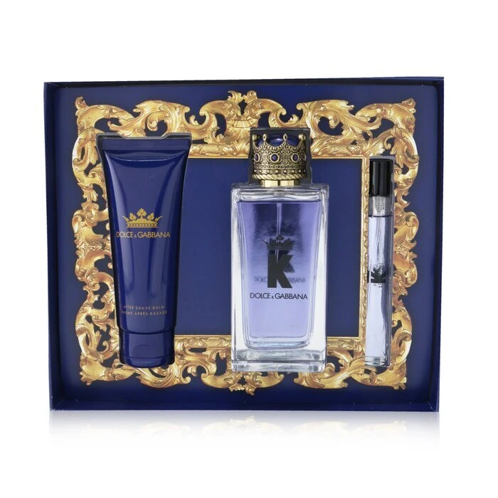 Dolce & Gabbana K Coffret : Eau De Toilette Spray 100ml + Eau De Toilette 10ml0.33oz + After Shave Balm 75ml 3pcs