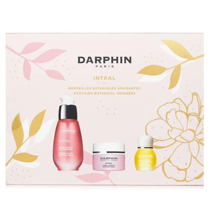 Darphin Intral Soothing Botanical Wonders Set: Soothing Serum 30ml+ Soothing Cream 5ml+ Chamomile Aromatic Care 4ml 3pcs - Image 3