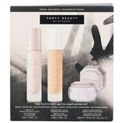 Fenty Beauty By Rihanna Pro Filt'R Soft Matte Complexion Kit: Foundation 32ml + Primer 32ml + Instant Retouch Setting Powder 7.8g - #120 3pcs