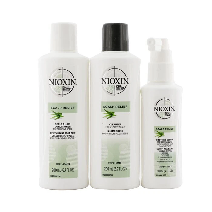 Nioxin Scalp Relief System Kit - For Sensitive Scalp 3pcs