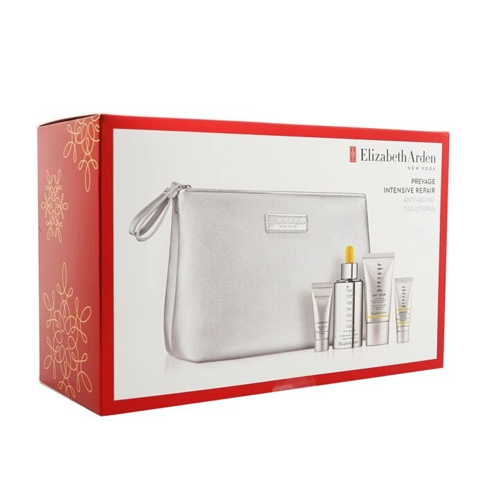 Prevage By Elizabeth Arden Prevage Intensive Repair Anti-Aging Solutions 4-Pieces Set: Intensive Repair Daily Serum 30ml + Moisture Cream 15ml + City Smart Broad Spectrum 5ml + Skin Renewal Booster 5ml + Bag 4pcs+1bag - Image 2