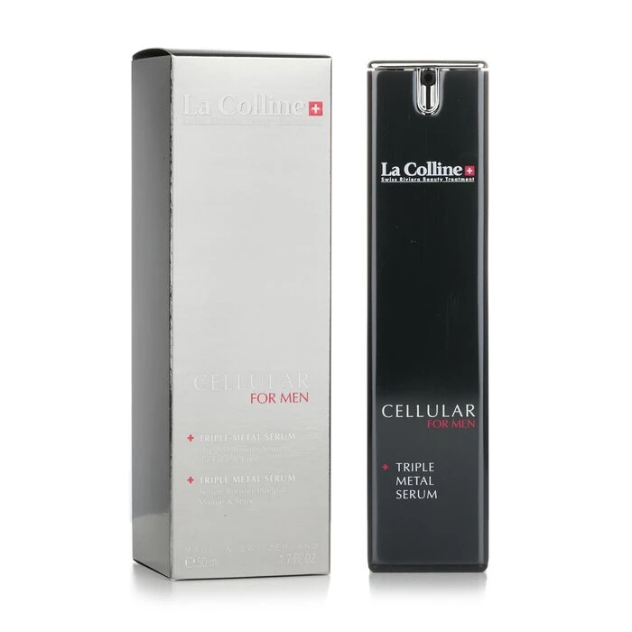 La Colline Cellular For Men Triple Metal Serum - Integral Booster Serum (For Face & Eyes) 50ml - Image 2