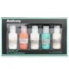 Anthony Starter Kit 5-Pieces Kit (For All Skin Types): Cleanser 30ml + Scrub 30ml + Moisturizer 30ml + Hair & Body Wash 30ml + Shave Cream 30ml 5x30ml
