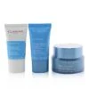 Clarins My Hydration Essentials Gift Set: Hydra-Essentiel Silky Cream 50ml+ Fresh Scrub 15ml+ SOS Hydra Mask 15ml 3pcs