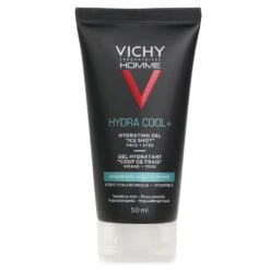 Vichy Homme Hydra Cool+ - Hydrating Gel "Ice Shot" With Hyaluronic Acid (For Face & Eyes) 50ml