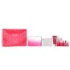 Estee Lauder Nutritious Super-Pomegranate Reveal A Rosy Radiance Set: Moisture Creme+ Milky Lotion Light+ Lotion+ Cleansing Foam ... 4pcs+2bags