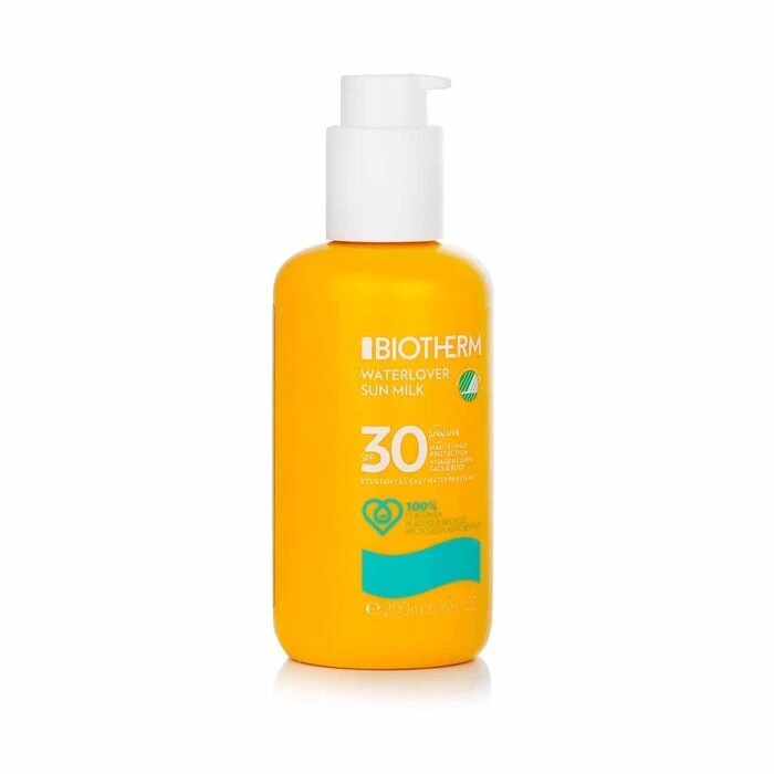 Biotherm Waterlover Sun Milk (For Face & Body) 200ml - Image 2