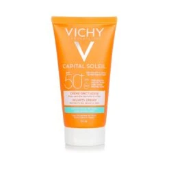 Vichy Capital Soleil Skin Perfecting Velvety Cream - Water Resistant (Normal To Dry Sensitive Skin) 50ml