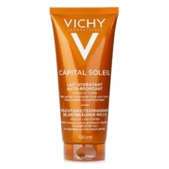 Vichy Capital Ideal Soleil Moisturizing Self-Tanning Milk - Face & Body 100ml