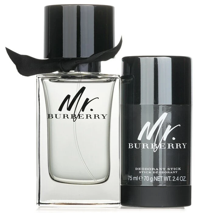 Burberry Mr. Burberry Coffret: Eau De Toilette Spray 100ml + Deodorant Stick 70g 2pcs - Image 2
