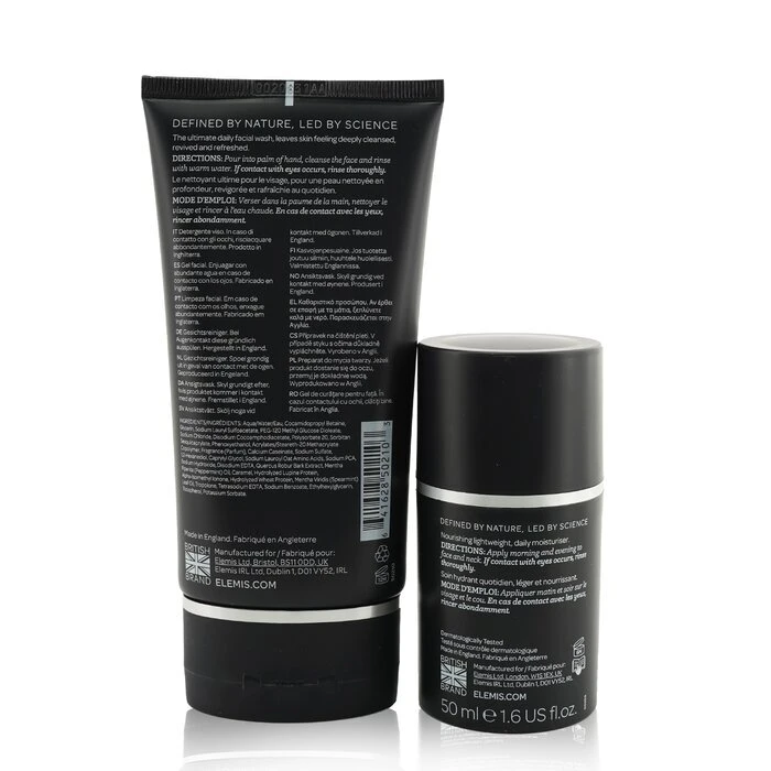 Elemis His (or Her) Essential Duo: Deep Cleanse Facial Wash 150ml + Daily Moisture Boost 50ml 2pcs - Image 3
