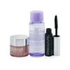 Clinique Eye Favourites Set: All About Eyes 15ml+ Take The Day Off Makeup Remover 50ml+ High Impact Mascara 3.5ml+ Bag 3pcs+1Bag