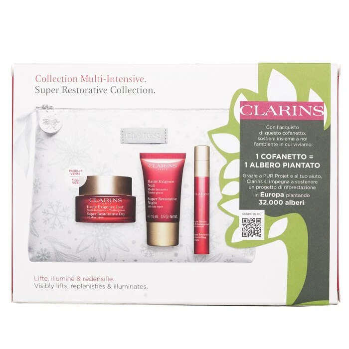 Clarins Super Restorative Collection: Day Cream 50ml+Night Cream 15ml+ Remodelling Serum 10ml+ Bag 3pcs+1bag - Image 3