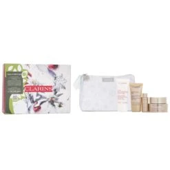 Clarins Nutri-Lumiere Collection: 4pcs+1bag