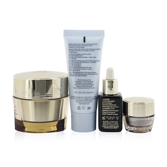 Estee Lauder Firm+Glow Skincare Delights: Revitalizing Supreme+Cream 50ml+ Revitalizing Supreme+Eye 5ml+ ANR 15ml+ Perfectly Clean 30ml 4pcs - Image 3
