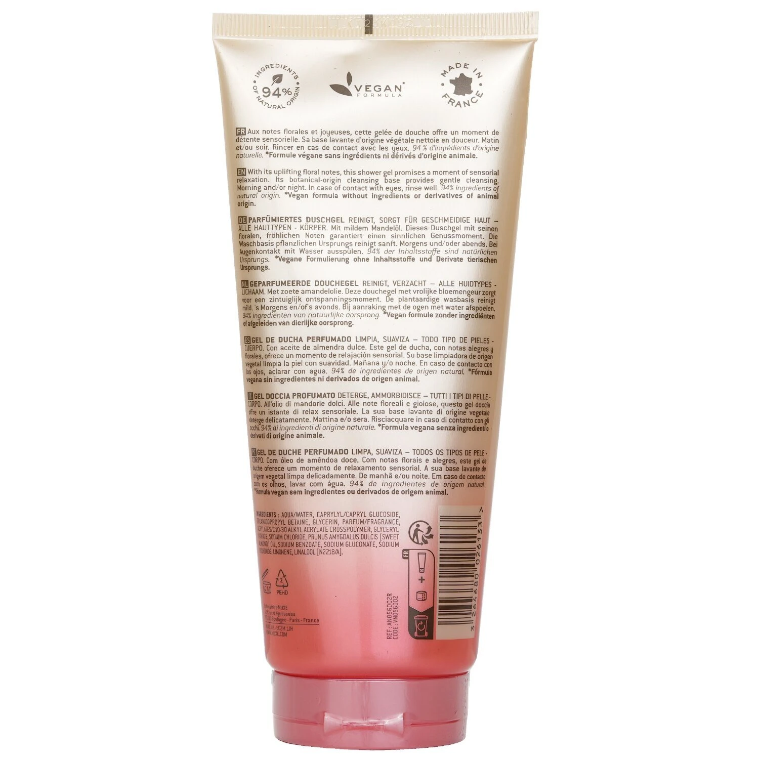 Nuxe Prodigieux Floral Scented Shower Gel 200ml - Image 3