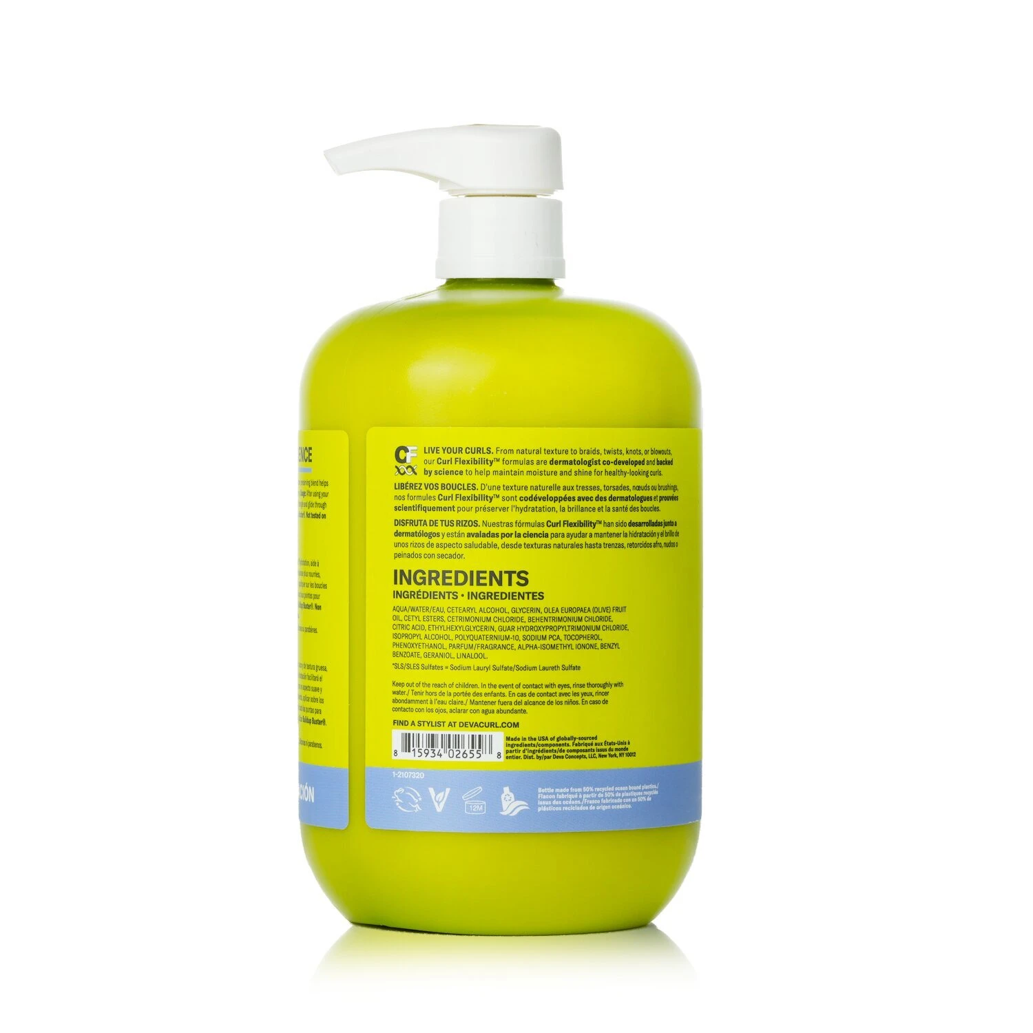 DevaCurl One Condition Decadence Ultra-Rich Cream Conditioner - For Dry, Coarse Curls 946ml - Image 2