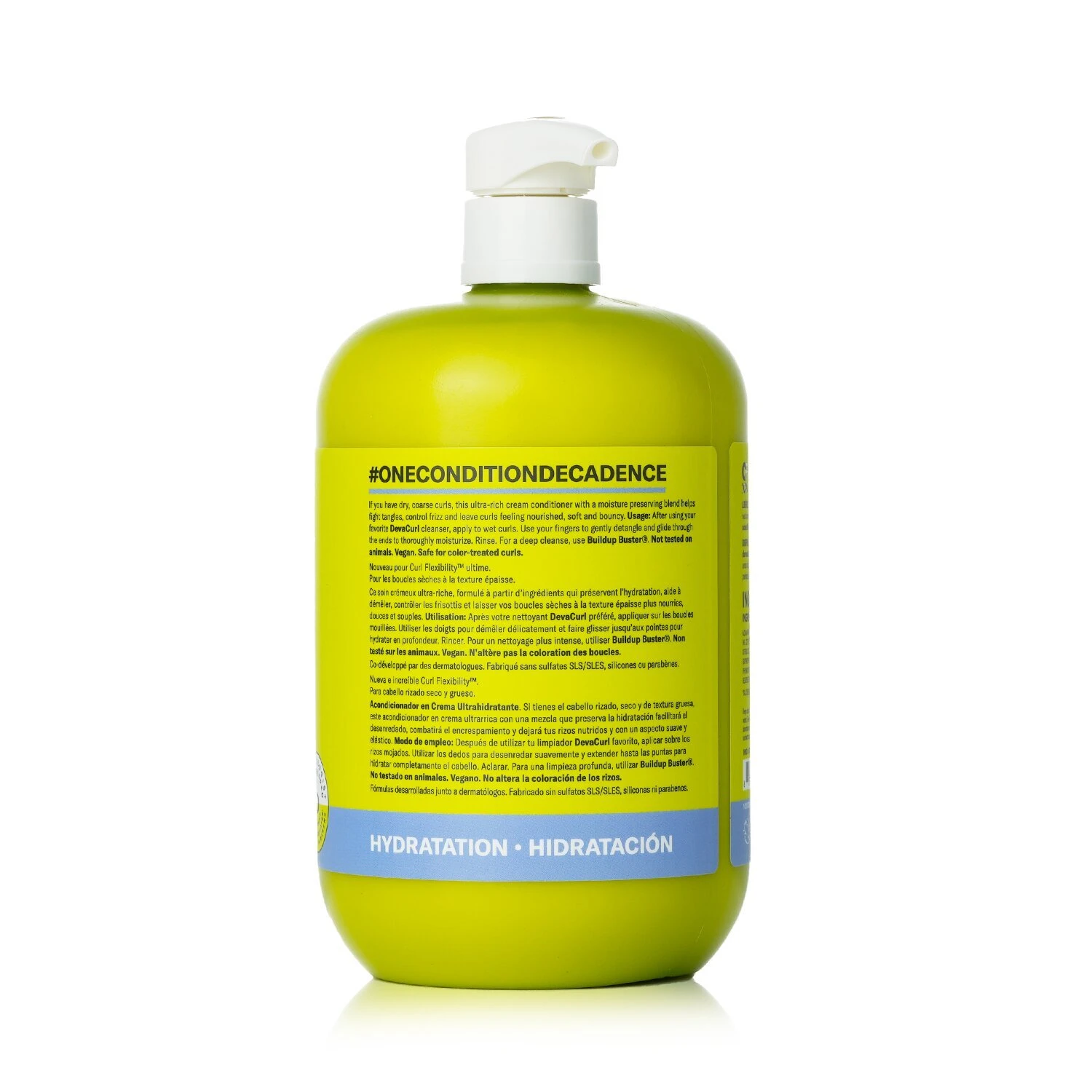 DevaCurl One Condition Decadence Ultra-Rich Cream Conditioner - For Dry, Coarse Curls 946ml - Image 3