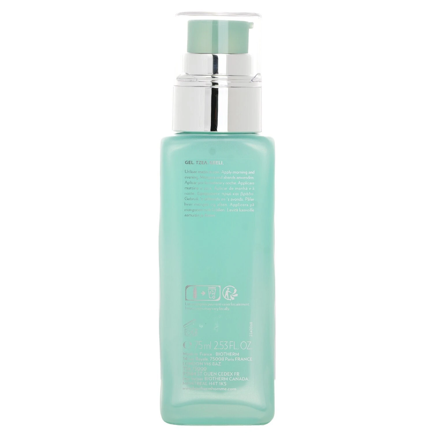 Biotherm Homme Aquapower Advanced Gel 75ml - Image 3