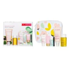 Clarins Beautiful Beginnings Set 6pcs+1suitcase