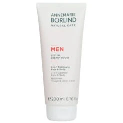Annemarie Borlind Men System Energy Boost 2-in-1 Cleanser Face & Body 200ml