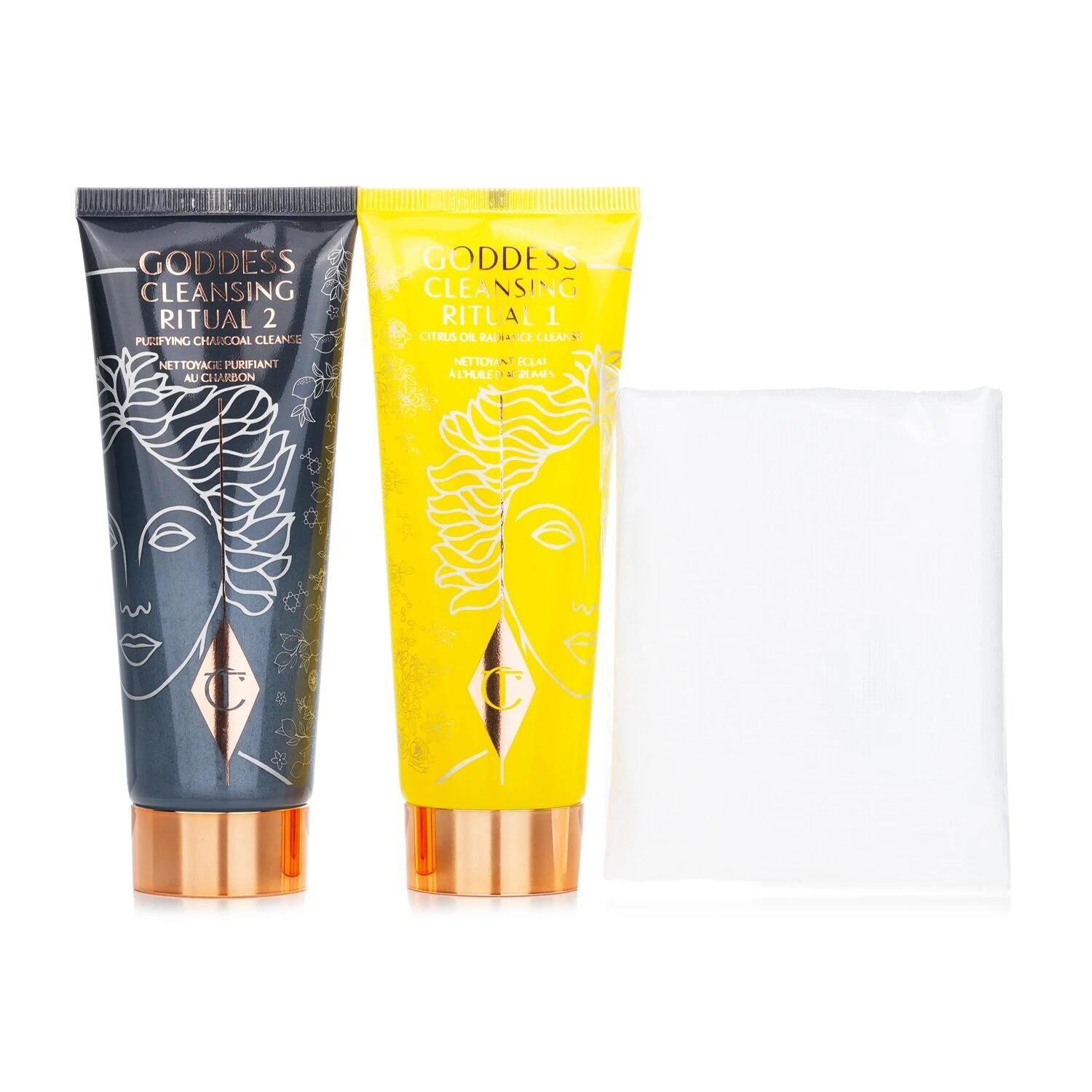 Charlotte Tilbury Goddess Cleansing Ritual Miracle Spa In A Jar Duo Cleanser 2x75ml