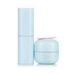 Laneige Water Bank Blue Hyaluronic (For Normal To Dry Skin) : 1x Serum 50ml + 1x Cream 50ml 2pcs