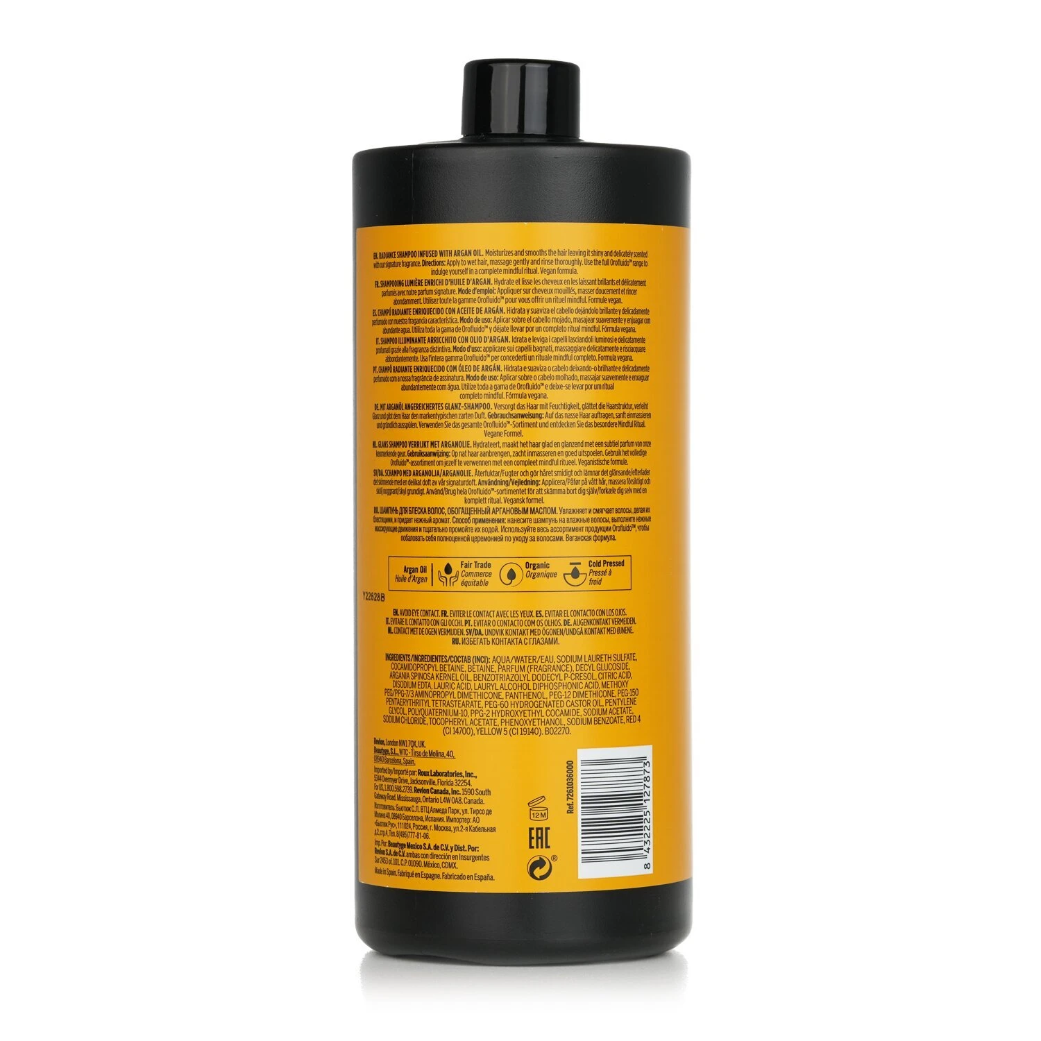 Orofluido Radiance Argan Shampoo 1000ml - Image 3