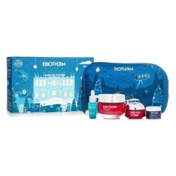 Biotherm Blue Therapy Red Algae Uplift Set 4pcs+1pouch