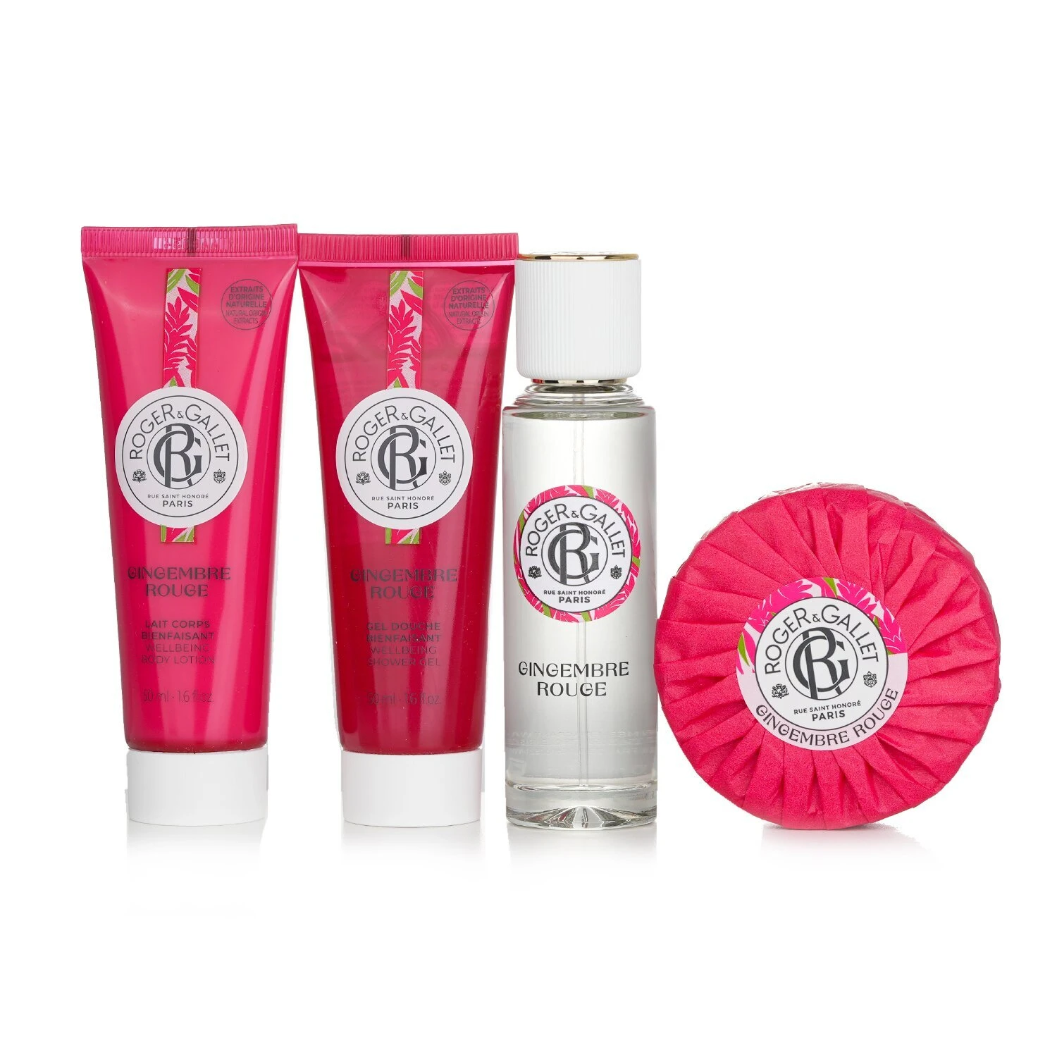 Roger & Gallet Gingembre Rouge Coffret 4pcs - Image 2