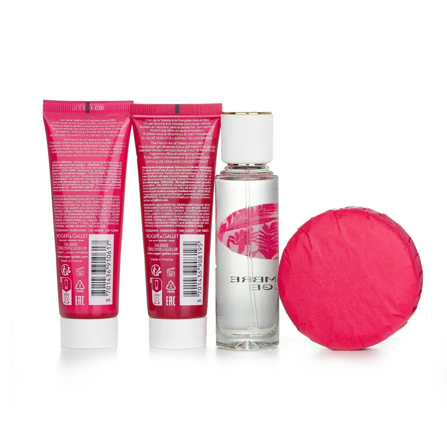 Roger & Gallet Gingembre Rouge Coffret 4pcs - Image 3