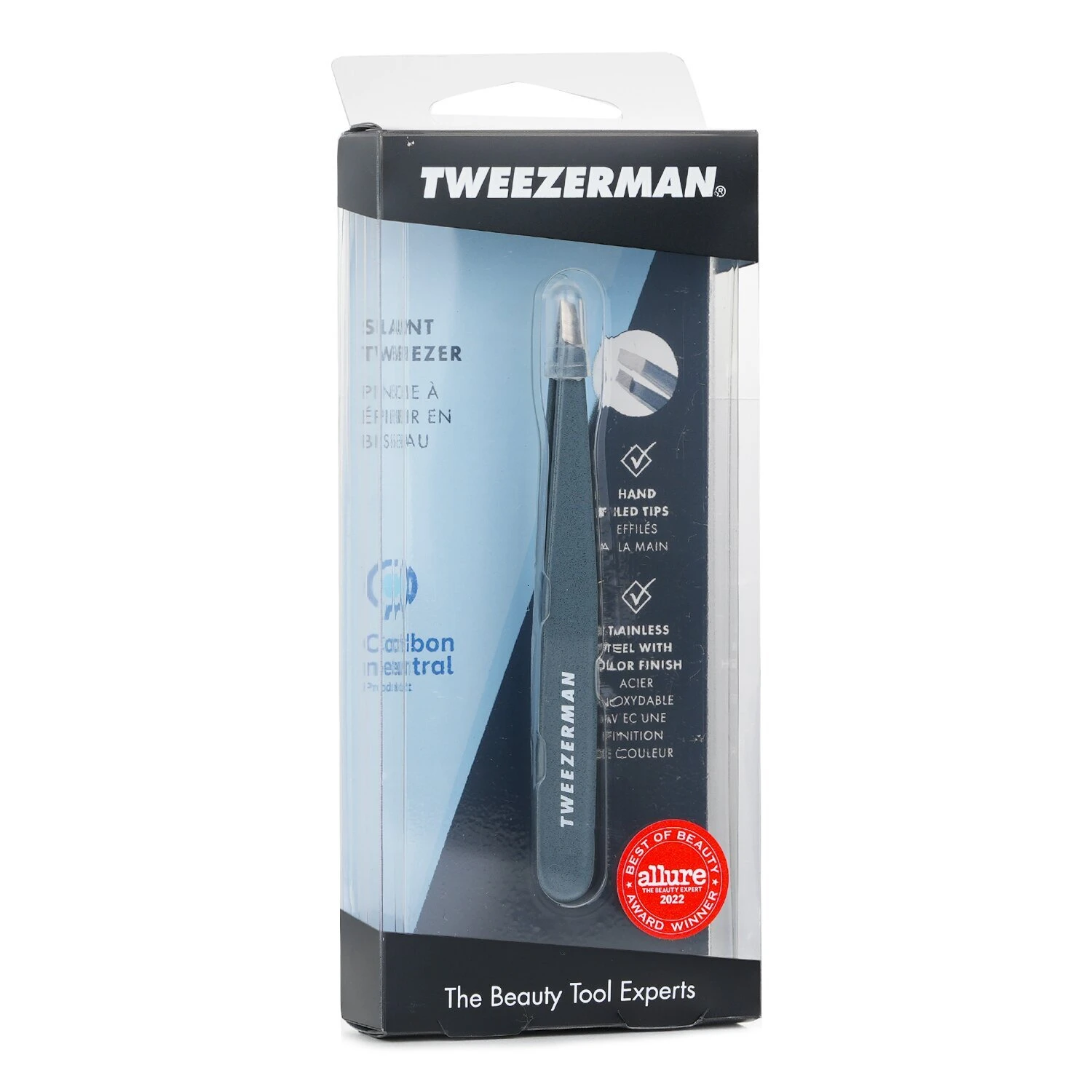 Tweezerman Slant Tweezer - Blue Stone - Image 2