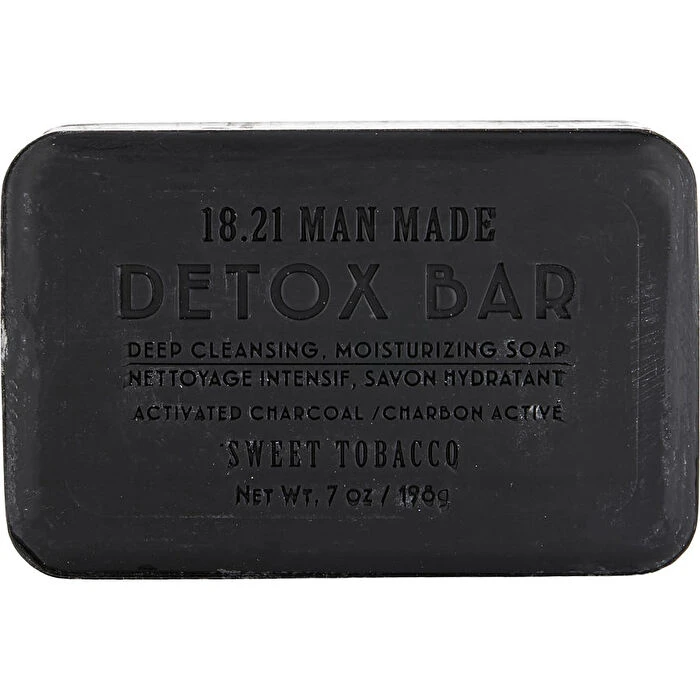 18.21 Man Made Detox Bar - Deep Cleansing, Moisturizing Soap - # Sweet Tobacco 198g